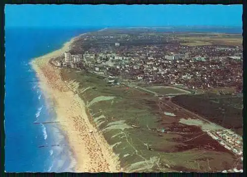 AK Postkarte Nordseeheilbad Westerland auf Sylt Luftaufnahme Luftbild von Süden