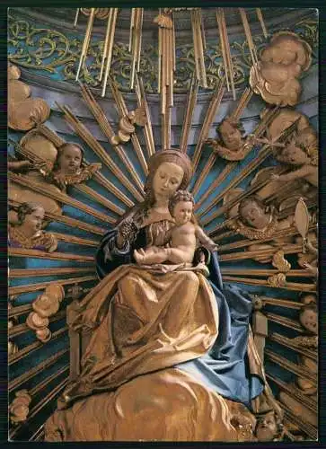 AK Ansichtskarte Postkarte Pacher Madonna in der Franziskanerkirche zu Salzburg