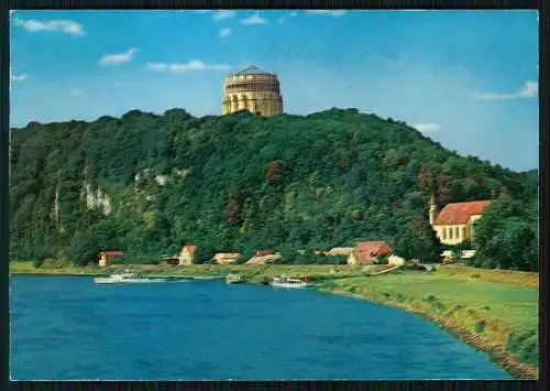 AK Postkarte Kelheim an der Donau Niederbayern, Blick auf die Befreiungshalle