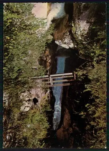 AK TATZLWURM-WASSERFALL an der Alpenstraße Bayrischzell Sudelfeld