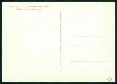 AK Bayrischzell mit Wendelstein Rathaus mit Dorfbrunnen Kirche Briefkasten uvm.