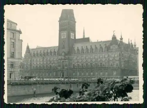 3x Foto Hamburg Alster Ausflugsschiff Rathaus Schleppboote auf Elbe ......