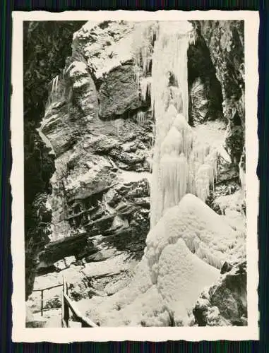 13x Foto Obertiefenbach Tiefenbach Oberstdorf im Oberallgäu Breitachklamm im Eis