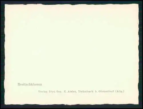 13x Foto Obertiefenbach Tiefenbach Oberstdorf im Oberallgäu Breitachklamm im Eis