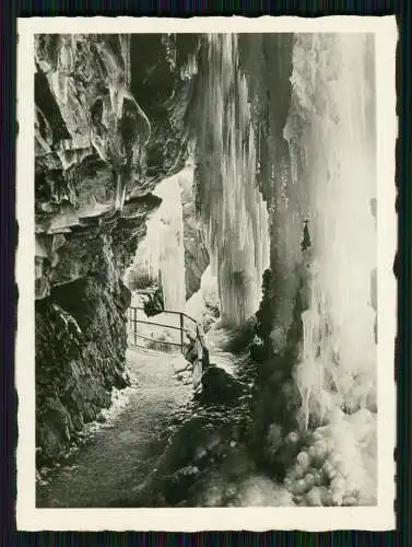 13x Foto Obertiefenbach Tiefenbach Oberstdorf im Oberallgäu Breitachklamm im Eis