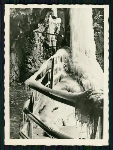 13x Foto Obertiefenbach Tiefenbach Oberstdorf im Oberallgäu Breitachklamm im Eis