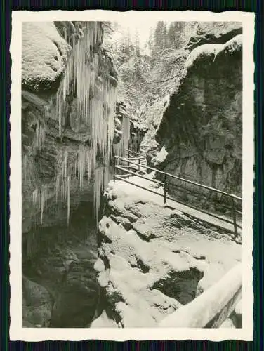 13x Foto Obertiefenbach Tiefenbach Oberstdorf im Oberallgäu Breitachklamm im Eis