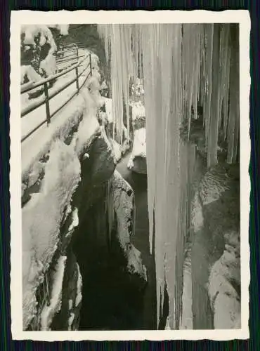13x Foto Obertiefenbach Tiefenbach Oberstdorf im Oberallgäu Breitachklamm im Eis