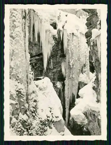 13x Foto Obertiefenbach Tiefenbach Oberstdorf im Oberallgäu Breitachklamm im Eis