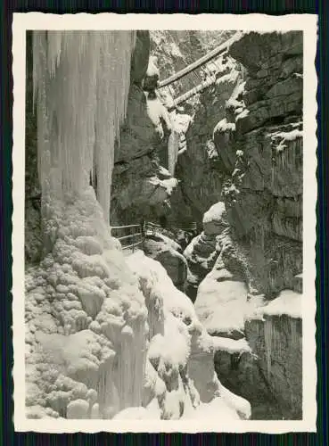 13x Foto Obertiefenbach Tiefenbach Oberstdorf im Oberallgäu Breitachklamm im Eis