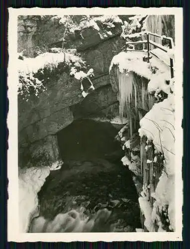13x Foto Obertiefenbach Tiefenbach Oberstdorf im Oberallgäu Breitachklamm im Eis