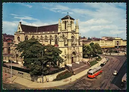 7x alte Ansichtskarten Genève Genf Stadt, Diverse Ansichten Karten gelaufen