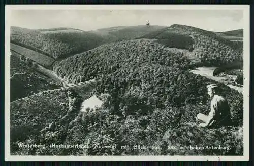 AK Winterberg Hochsauerland Nuhnetal mit Blick zum 842 m hohen Astenberg 1936