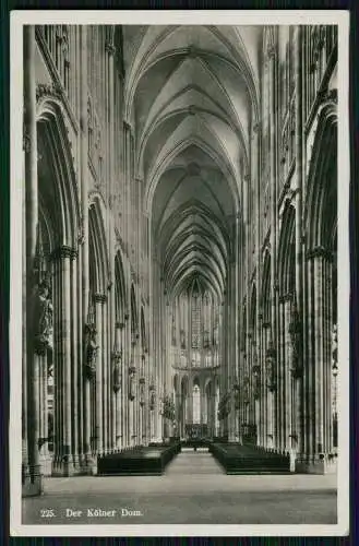 2x Foto AK Brühl in Westfalen, Schloss mit Park auch innen 1x Köln Dom 1935 gel.