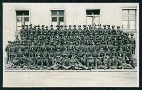 Foto AK Tübingen Neckar Kaserne - Foto 1936 Gruppe Infanterie Regiment 35