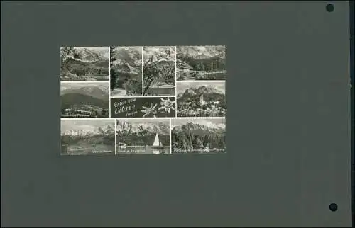 Fotoalbum 20 S. 29x20cm Fotos u.AK Lr. Garmisch-Partenkirchen Orte u. viele Seen