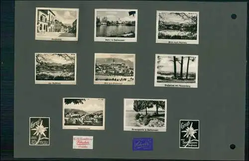 Fotoalbum 20 S. 29x20cm Fotos u.AK Lr. Garmisch-Partenkirchen Orte u. viele Seen