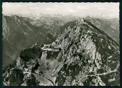 Foto AK Wendelstein Berg Sonnenobservatorium Wendelsteinhotel Fernseh UKW Sender