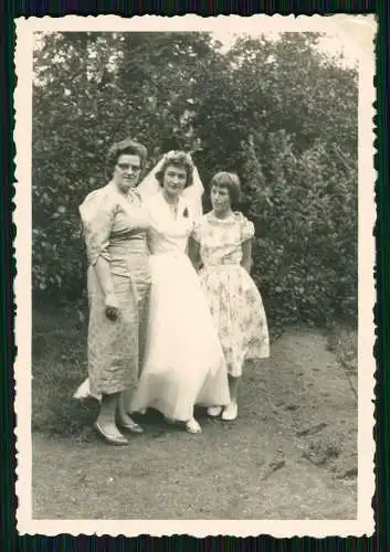 11x Foto Duisburg Ruhrgebiet am Rhein Hochzeit 1955 Braut Bräutigam Kirche uvm.