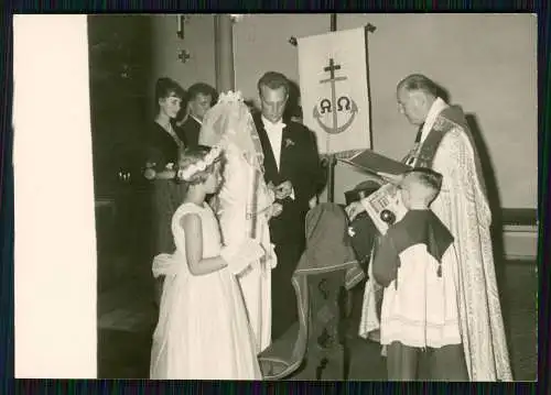 11x Foto Duisburg Ruhrgebiet am Rhein Hochzeit 1958 Braut Bräutigam Kirche uvm.