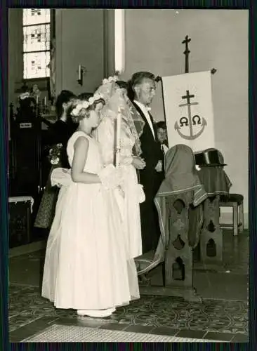 11x Foto Duisburg Ruhrgebiet am Rhein Hochzeit 1958 Braut Bräutigam Kirche uvm.