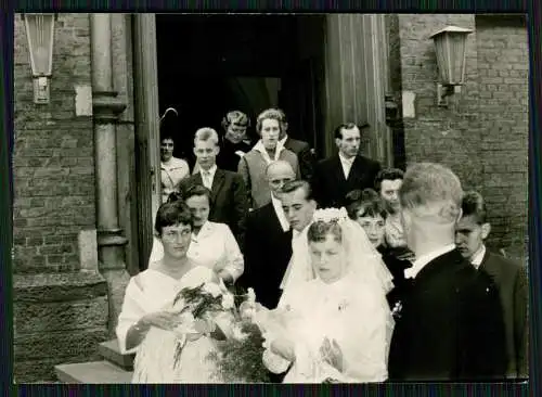 11x Foto Duisburg Ruhrgebiet am Rhein Hochzeit 1958 Braut Bräutigam Kirche uvm.