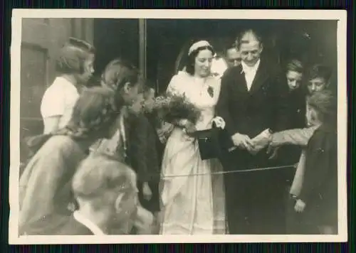 19x Foto Duisburg Ruhrgebiet am Rhein Hochzeit 1947 Braut Bräutigam Kirche uvm.