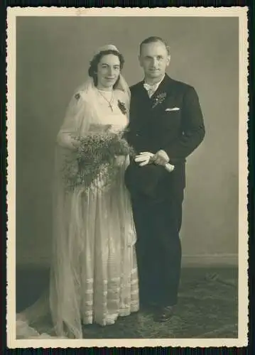 19x Foto Duisburg Ruhrgebiet am Rhein Hochzeit 1947 Braut Bräutigam Kirche uvm.