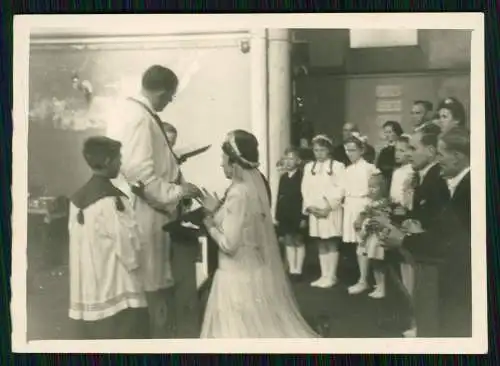 19x Foto Duisburg Ruhrgebiet am Rhein Hochzeit 1947 Braut Bräutigam Kirche uvm.