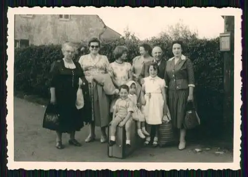 16x alte Original Nachkriegsfotos 1945-60 Familie soziales Leben Reise u.v. mehr