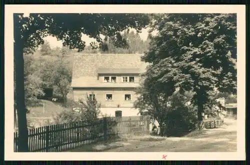 Foto AK Hohenstein-Ernstthal Lr. Zwickau Sachsen Gasthaus Ferienhof Grundmühle