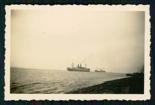 8xFoto Dampfer Bremen Dampfer Europa Norddeutscher Lloyd Bremen Bremerhaven 1937