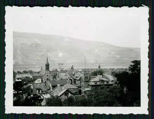 Foto Bingen am Rhein, Panorama, Rhein, Kirche 1940