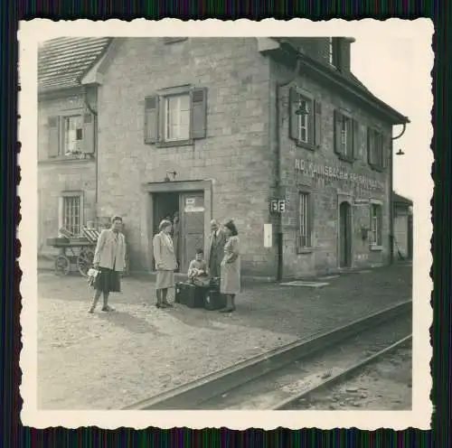 2x Foto Bahnhof Nieder-Kainsbach Brensbach Fränkisch-Crumbach im Odenwald 1940