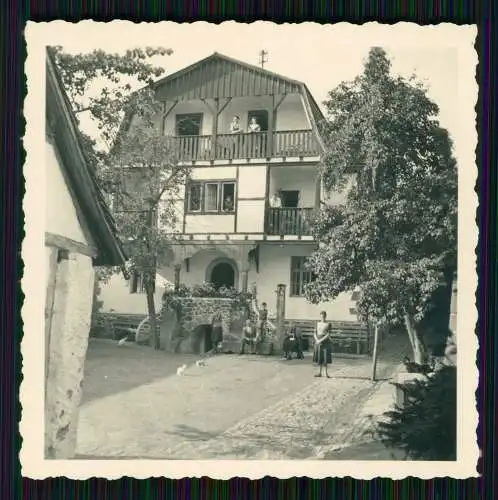 11x Foto Bad Schwalbach Rheingau Taunus Ausflug mit Soldat 1944 Info Rückseite