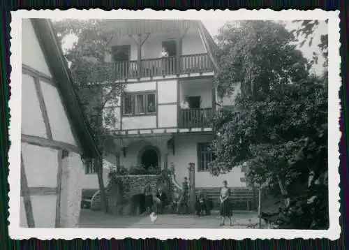 11x Foto Bad Schwalbach Rheingau Taunus Ausflug mit Soldat 1944 Info Rückseite