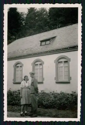 11x Foto Bad Schwalbach Rheingau Taunus Ausflug mit Soldat 1944 Info Rückseite