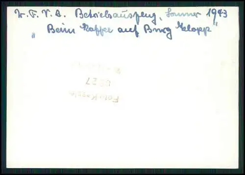 12x Foto Betriebsausflug 1943 v. Wiesbaden nach Bingen Rhein zum Rochusberg uvm.