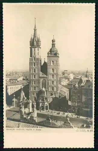 Foto AK Krakau KRAKÓW KOŚCIÓŁ NAJŚW. P. MARJI