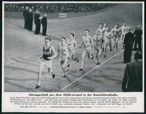 Apotheken-Bilderdienst -Schnappschuß aus dem 3000-m-Lauf in der Deutschlandhalle