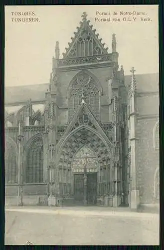 AK TONGRES. TONGEREN. Portail de Notre-Dame. Portaal van O.L.V. Flandern Limburg