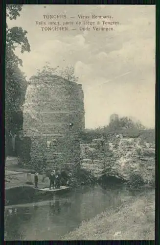 AK TONGRES Vieux Remparts Velix toren porte de Liège Tongres TONGEREN Vestingen