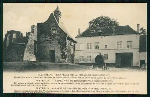 AK Waterloo Brabant - KAPELLE DES GUTSHOFES VON HOUGOUMONT