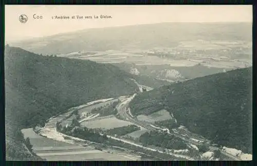 AK Coo Stavelot Wallonien Lüttich L'Amblève et Vue vers La Glelze