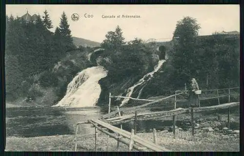 AK Coo Stavelot Wallonien Lüttich Cascade et Ardennaise