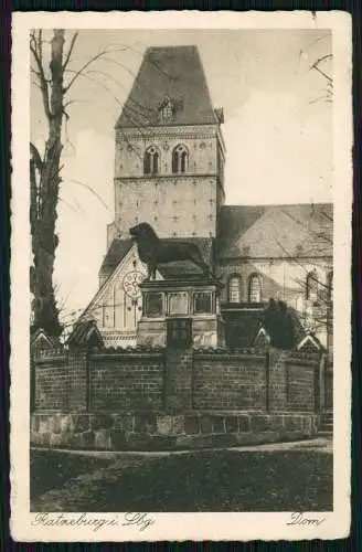 AK Ratzeburg Ratzeburger Dom mit Braunschweiger Löwe 1940 Feldpost gelaufen