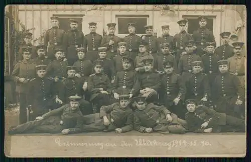 Foto AK Infanterie-Regiment Graf Bülow Dennewitz Nr. 55 Detmold Lippe 1914-15