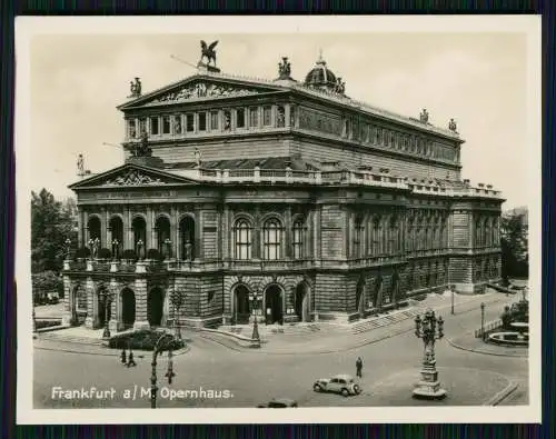 8x Foto Frankfurt am Main, diverse Ansichten um 1940
