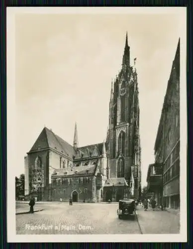 8x Foto Frankfurt am Main, diverse Ansichten um 1940