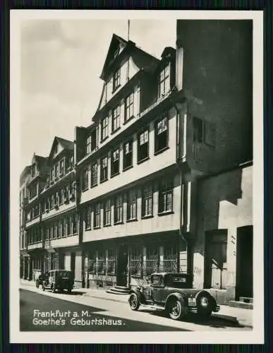 8x Foto Frankfurt am Main, diverse Ansichten um 1940